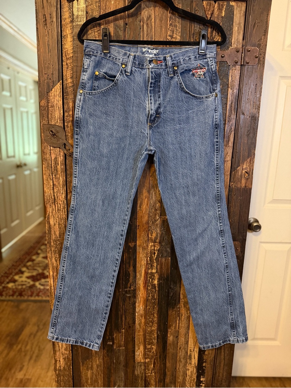 Wrangler PBR Jeans Mens 31x32 cowboy Professional Bull Riders Western Rodeo
